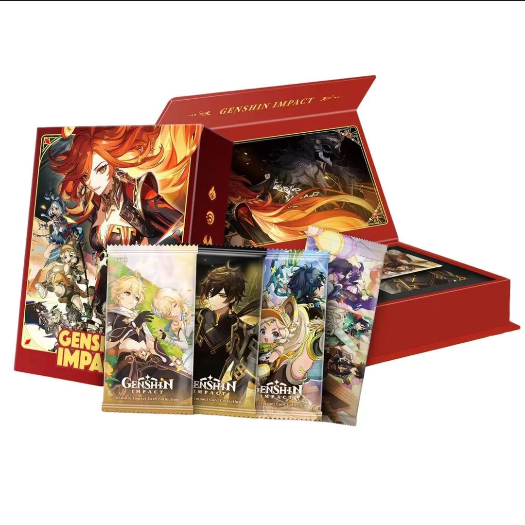 【拆盒】玩5S-原神限量珍藏包-国产二创-盲盒收藏卡牌