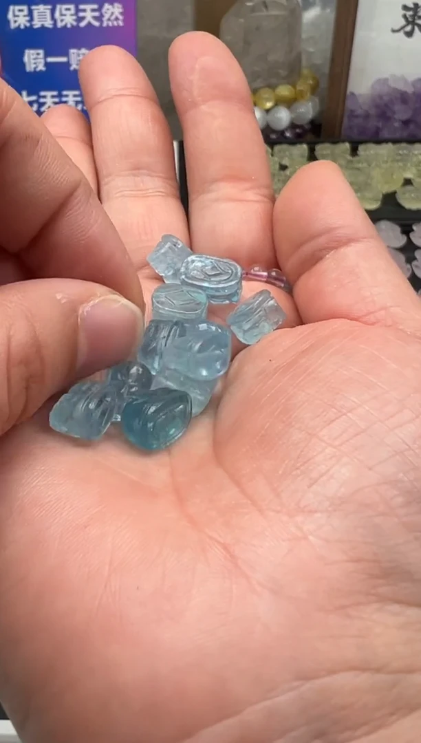 【闪购商品】海蓝宝石裸石未镶嵌13a多样性发其一/2.24/1个 