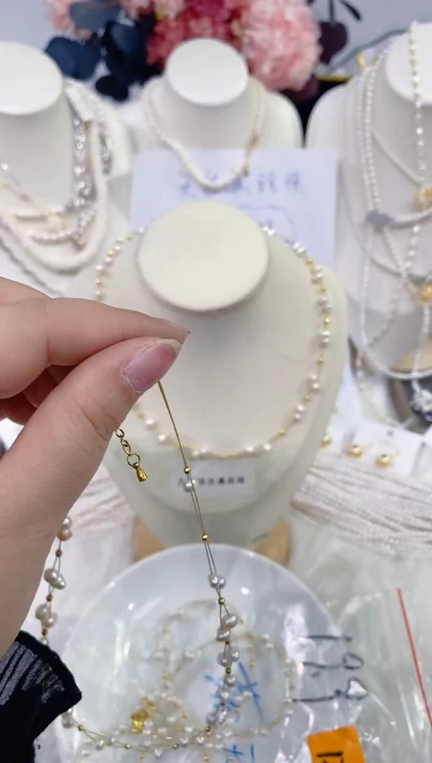 颈饰未镶嵌淡水珍珠1235