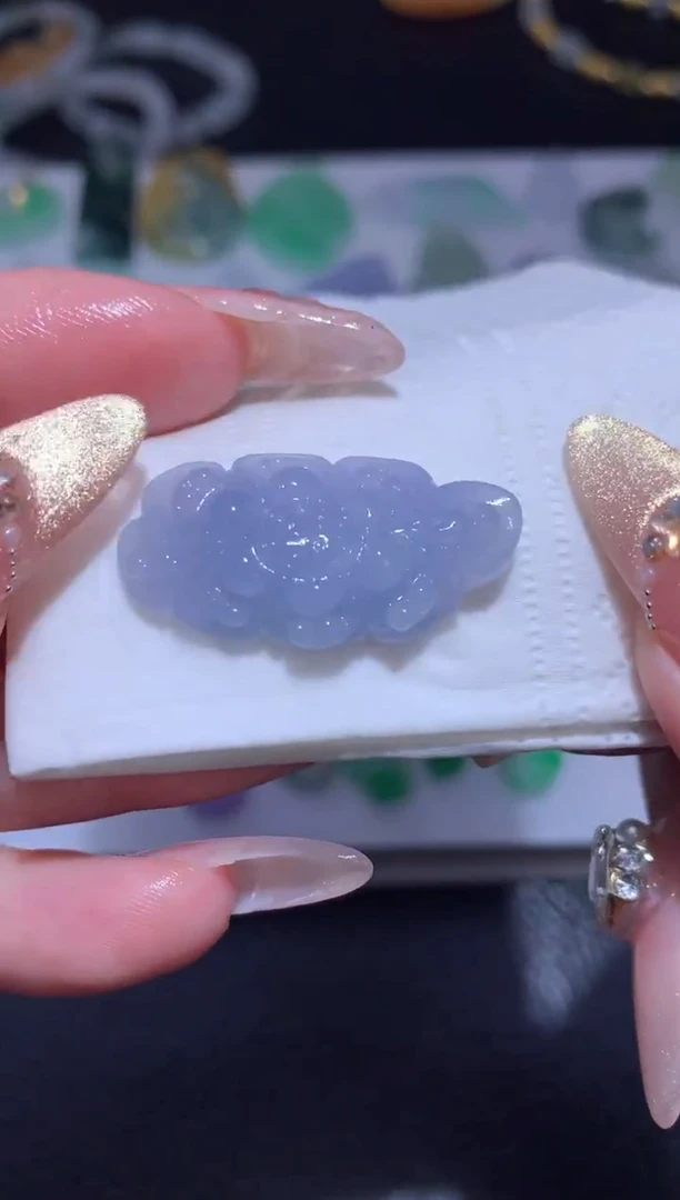 未镶嵌定制翡翠莲花