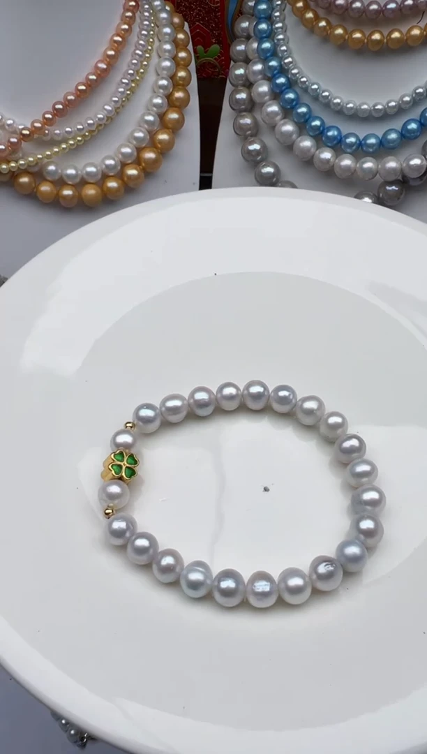 淡水珍珠未镶嵌颈饰1