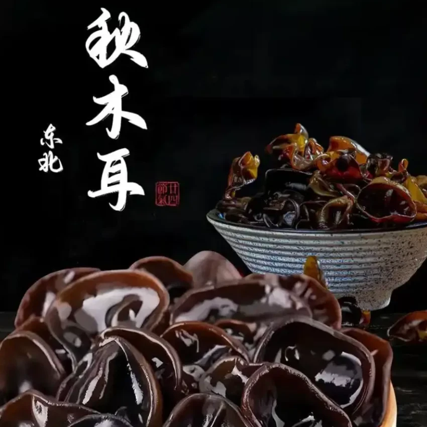 【咱们村专属】寒天沃土小兴安岭头茬秋木耳、肉厚 250g*2袋