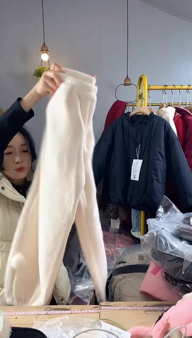 防水貂加绒新中式裤【474