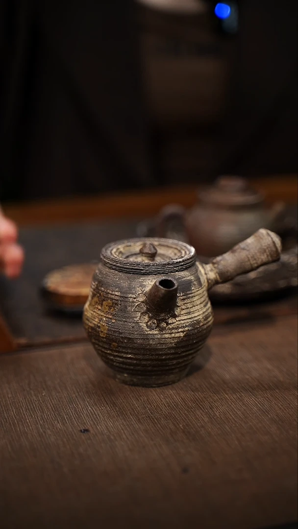 全手工制作  南蛮侧把壶