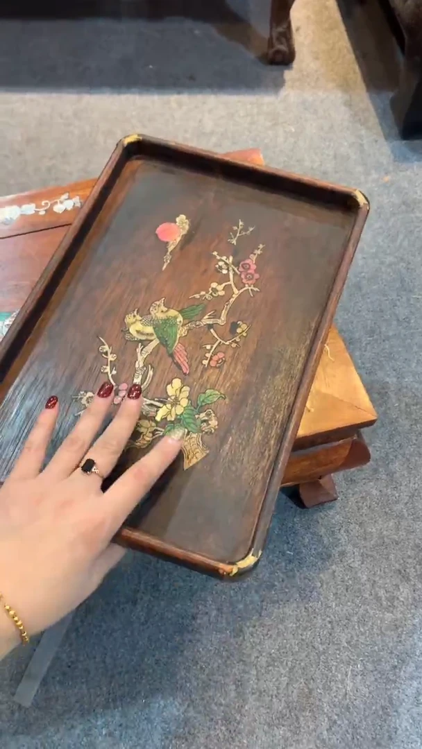 木福利            四角铜盘镶嵌