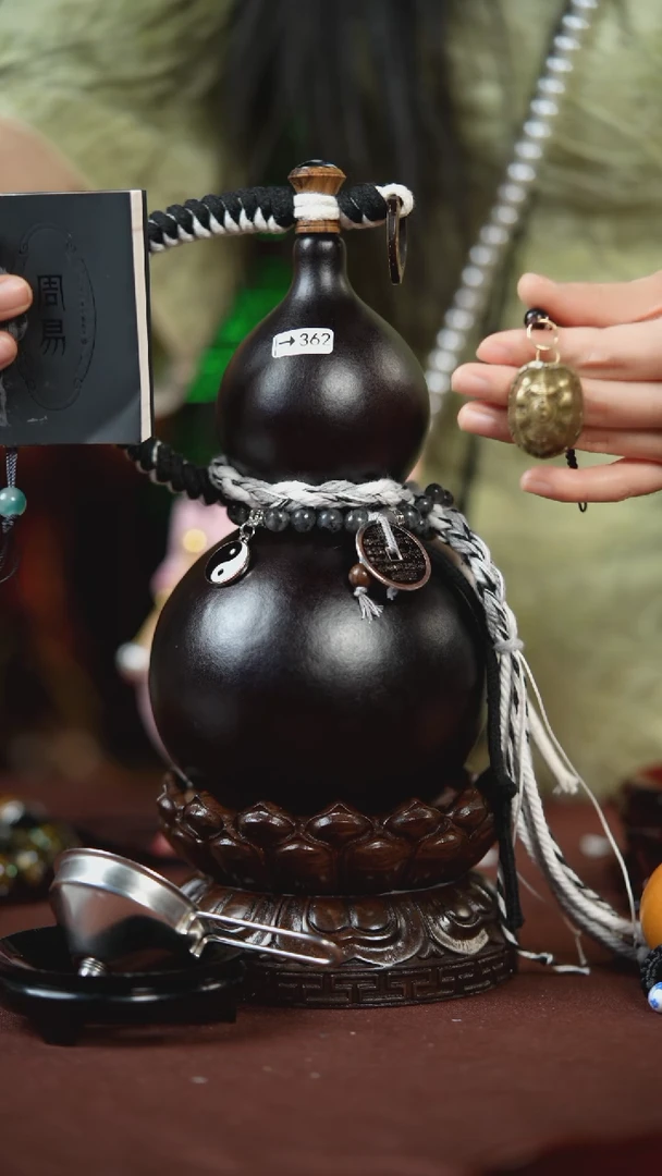 【闪购商品】362号500ml左右的非遗漆器酒葫芦