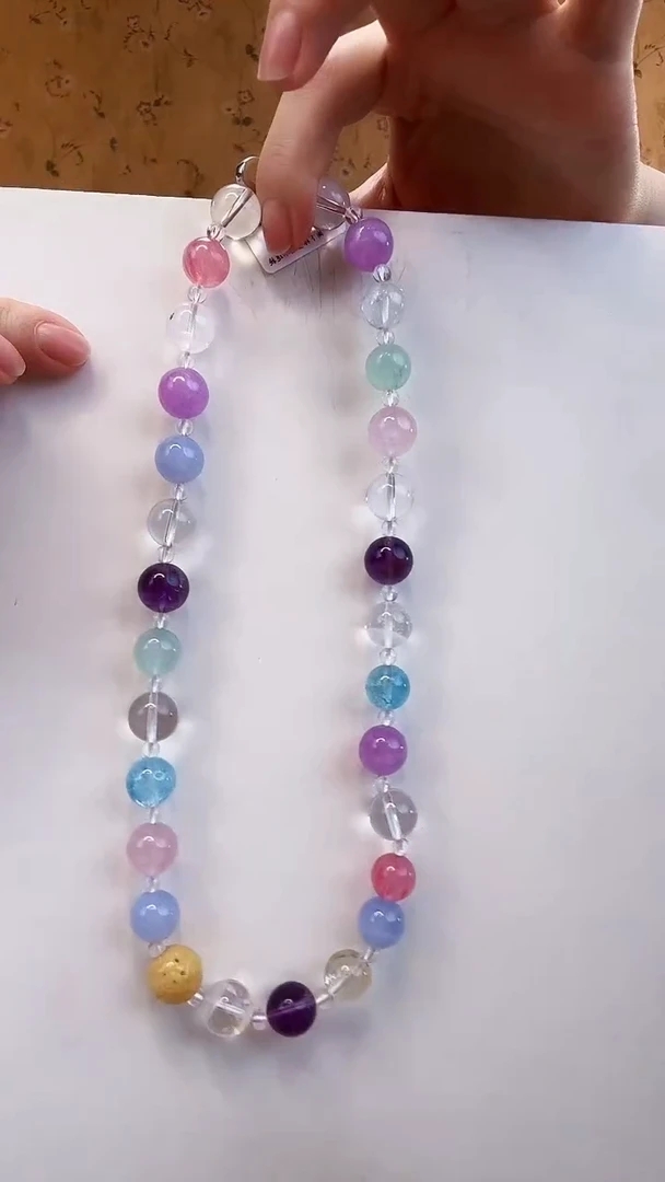 颈饰未镶嵌水晶多宝项链约12M3208