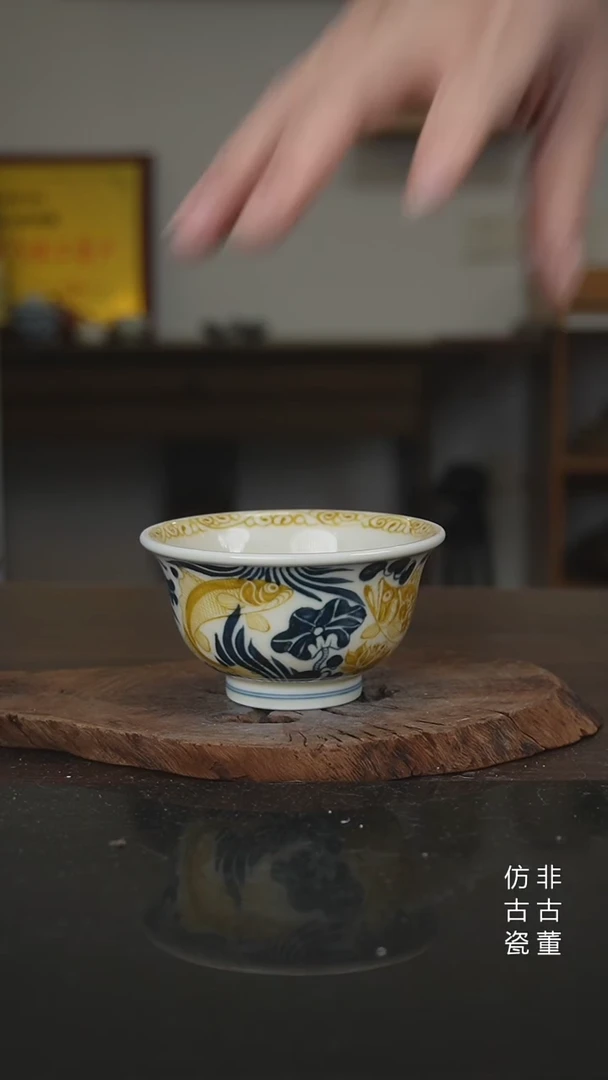 景德镇手工手绘陶瓷微瑕