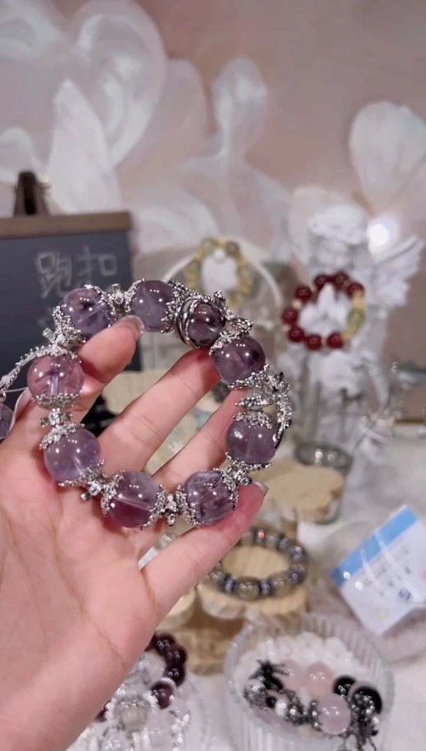 【闪购商品】水晶手链未镶嵌天然水晶默认微瑕 多样性发货发其一