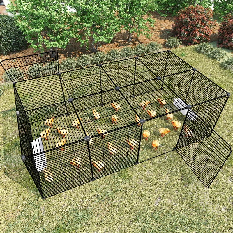 小鸡围栏鸡笼子家用室外大号养鸡专用笼小鸡搭建户外鸡舍幼鸡加密
