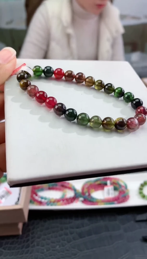 【闪购商品】碧玺手串未镶嵌多样性发一条