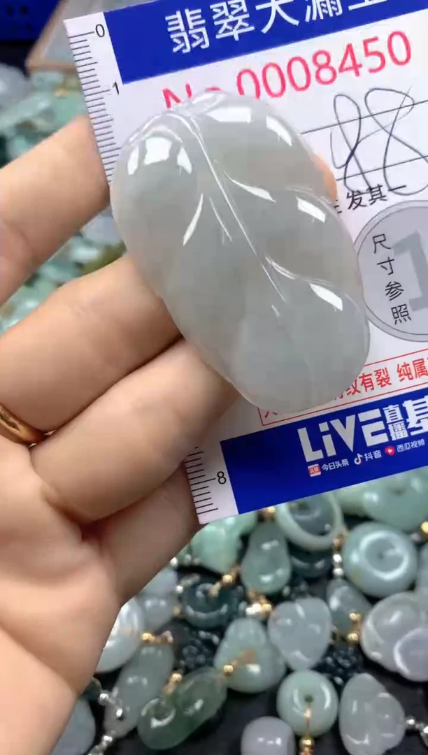 翡翠未镶嵌吊坠(不含链)8450