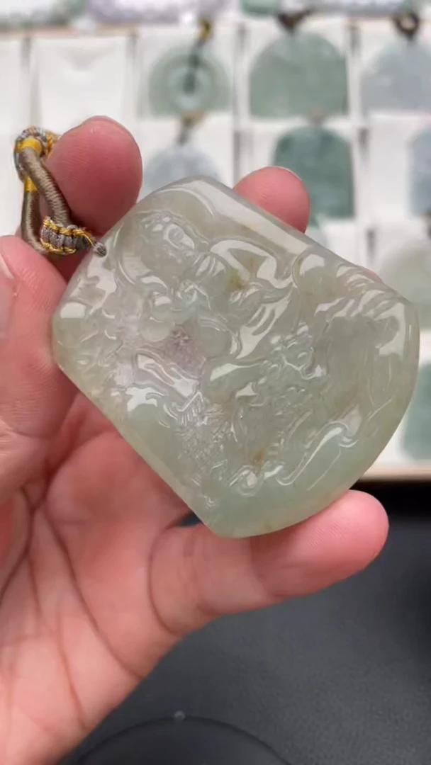 颈饰未镶嵌翡翠天然缅甸翡翠A货281