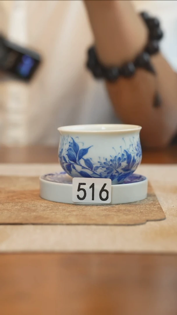 杯子全手工全手绘516