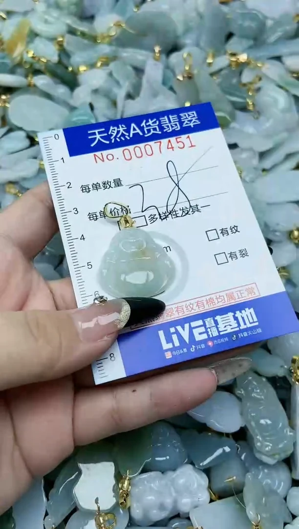 【闪购商品】翡翠颈饰未镶嵌天然A货翡翠