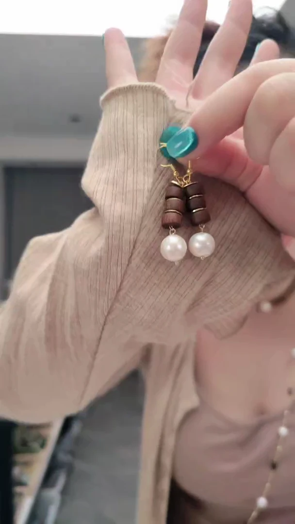 颈饰未镶嵌淡水珍珠1601耳坠