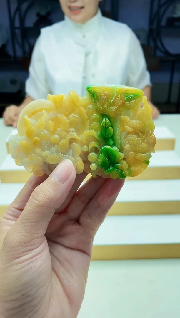 未镶嵌定制翡翠毛货09150076