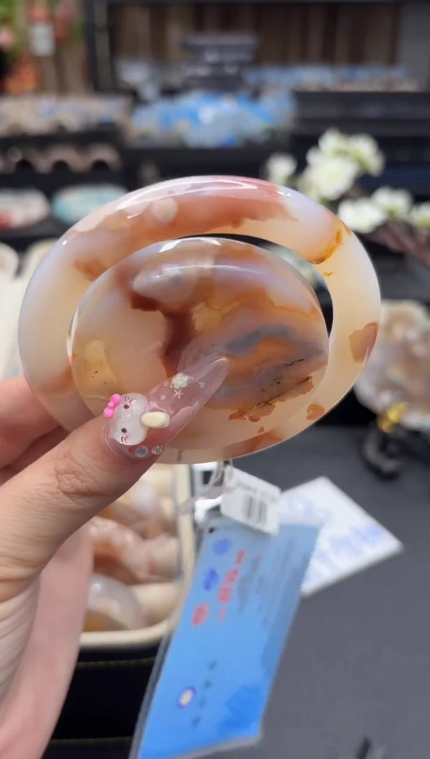 未镶嵌手镯石英质玉314(62圈赠送镯心)