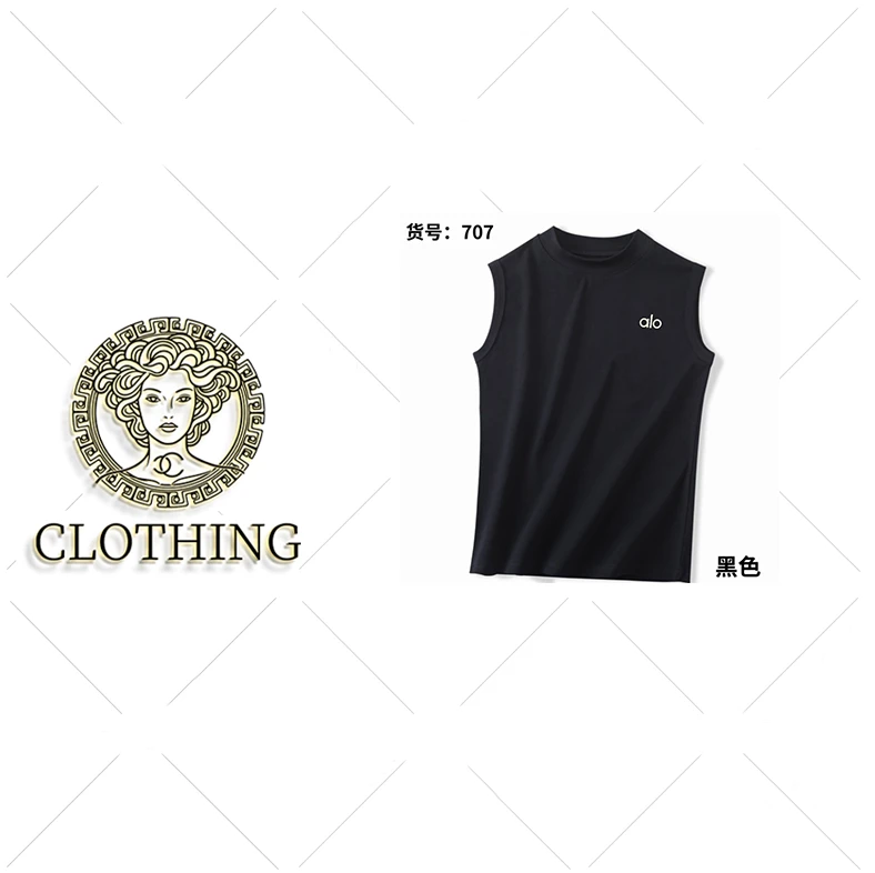 休闲短袖洋气女装坎肩高领百搭内搭上衣外穿夏季气质显瘦拼接鑫