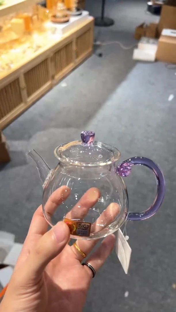 禾器-清莲壶-浅紫色