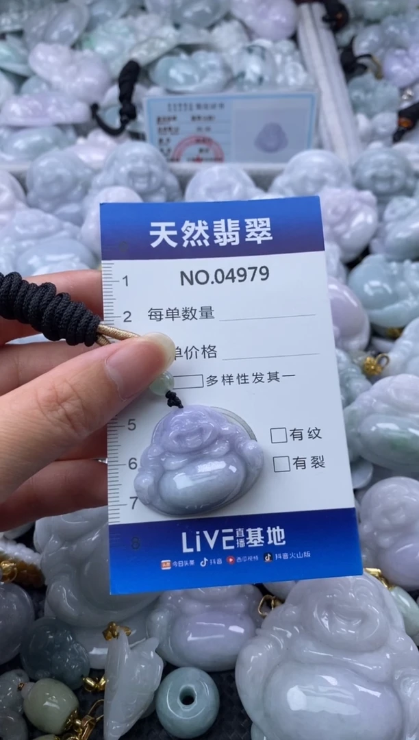 翡翠未镶嵌颈饰缅甸A货翡翠04979