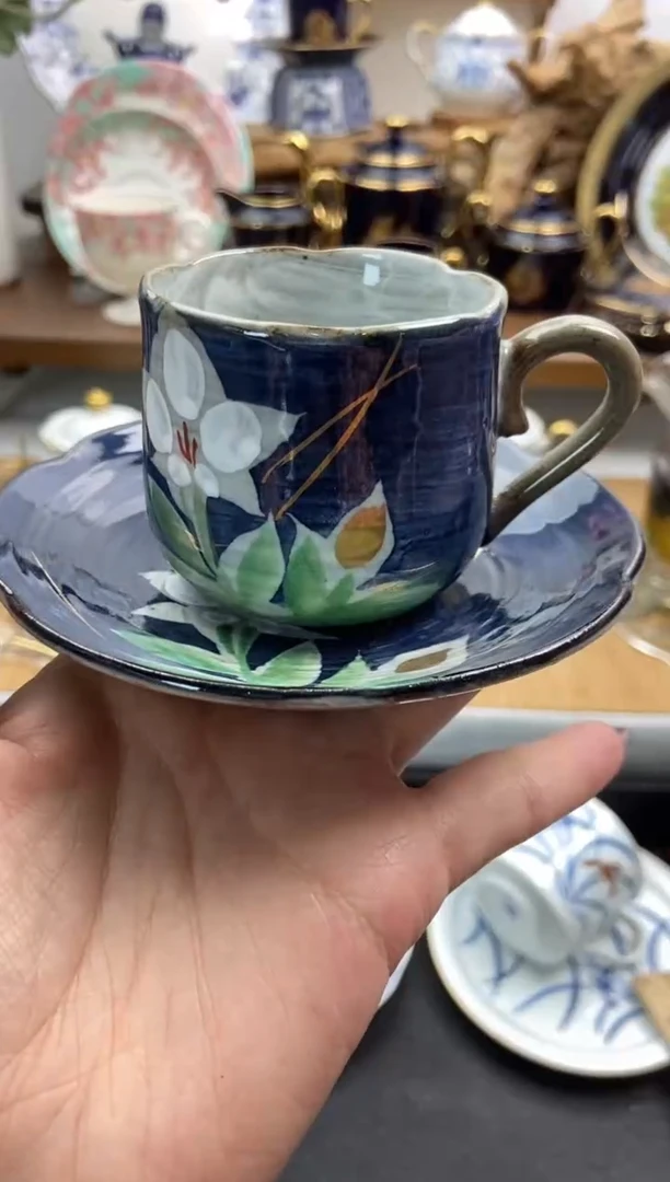 瓷片全新幸泉摩卡杯谨慎参拍，防伪帖撕毁无售后