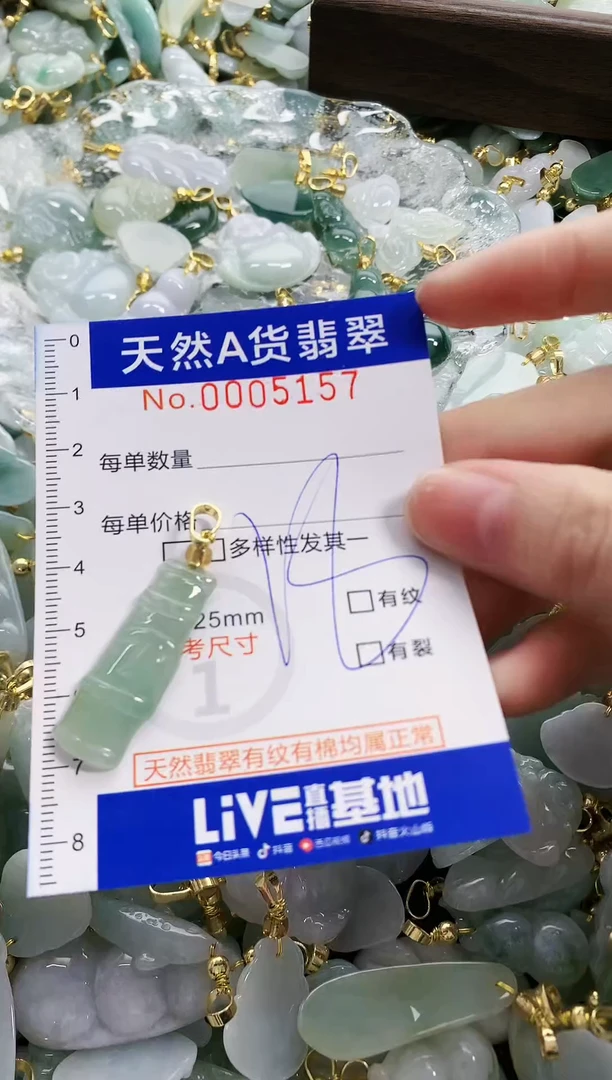 颈饰未镶嵌翡翠天然A货翡翠