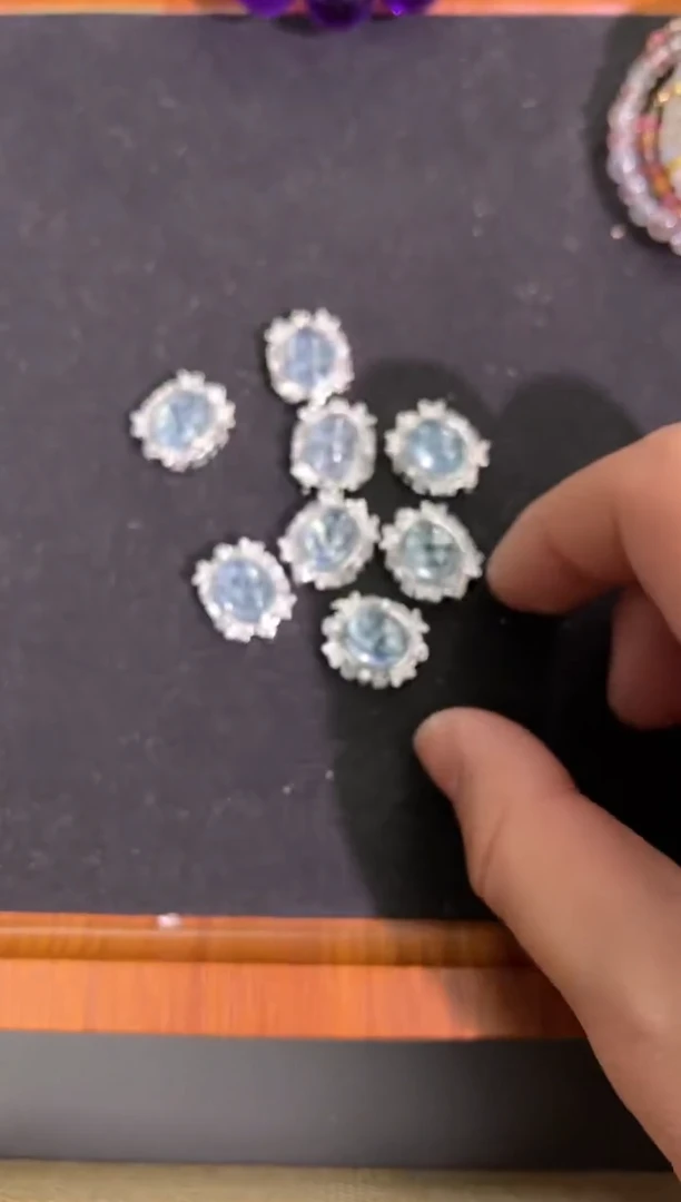 【闪购商品】海蓝宝石吊坠(不含链)未镶嵌海蓝宝蛋面（多样性发其一）