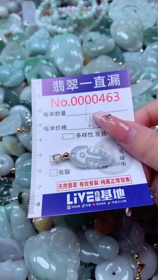 翡翠未镶嵌吊坠(不含链)463
