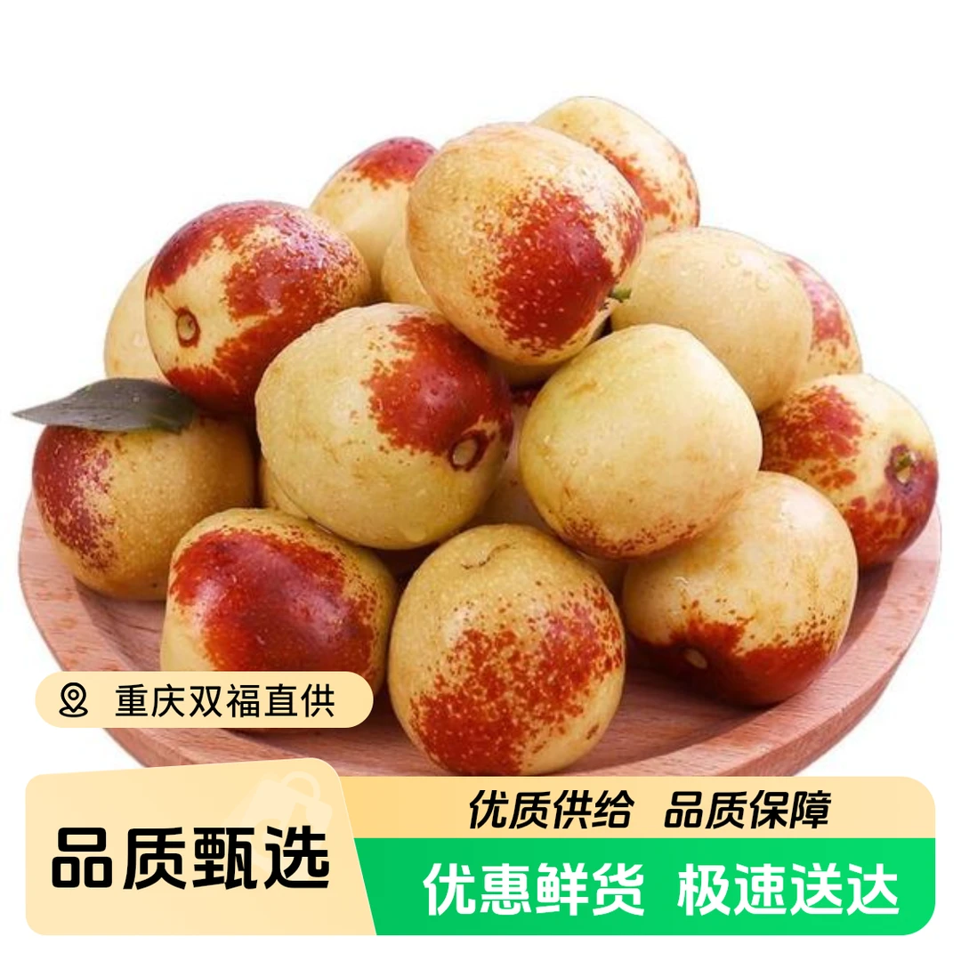 【张张优选 正宗大荔冬枣】新鲜脆甜应季水果 顺丰包邮 现拍现发陕西省
