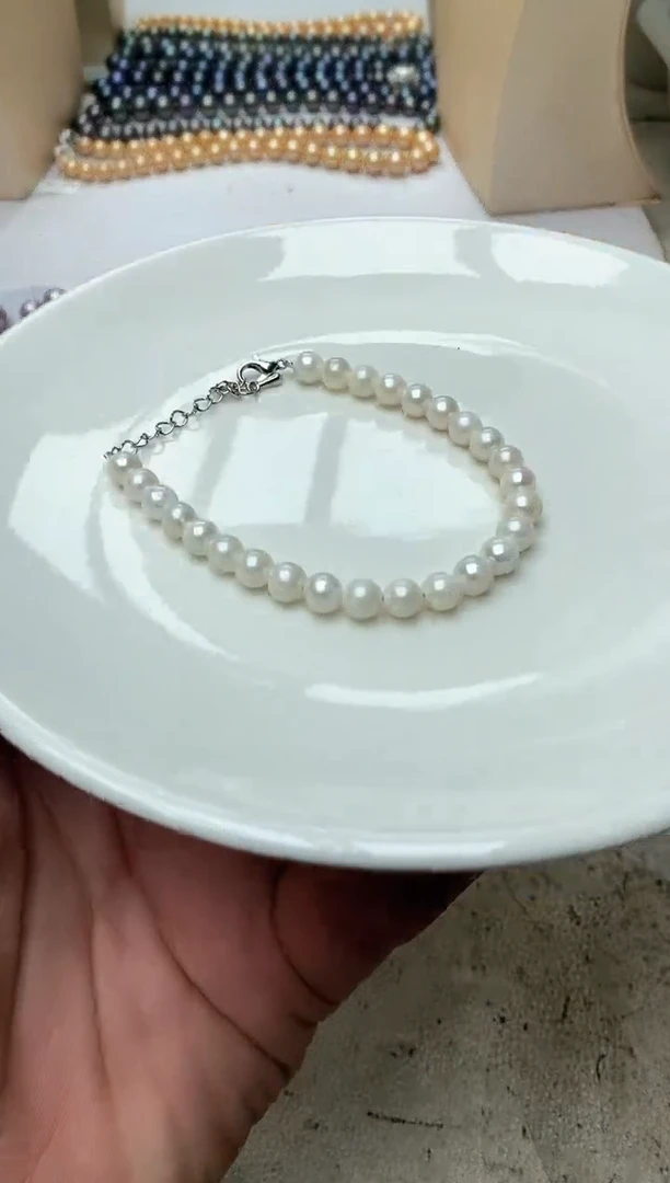 淡水珍珠未镶嵌颈饰1