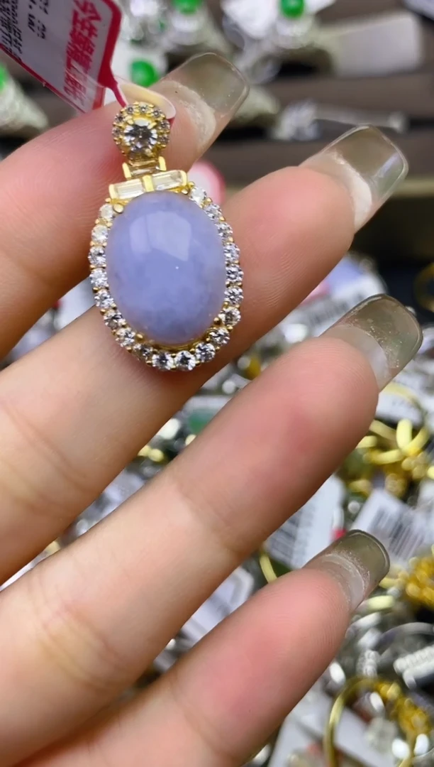 翡翠戒指银S925镶嵌百内无证书