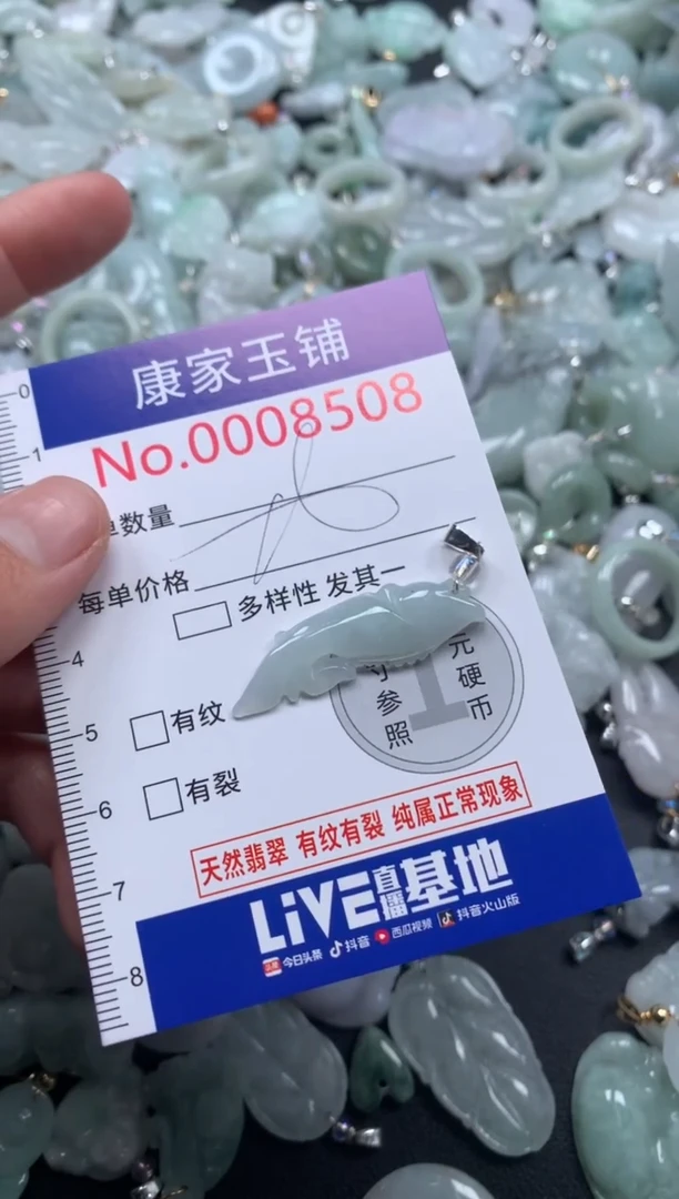 颈饰未镶嵌翡翠8508