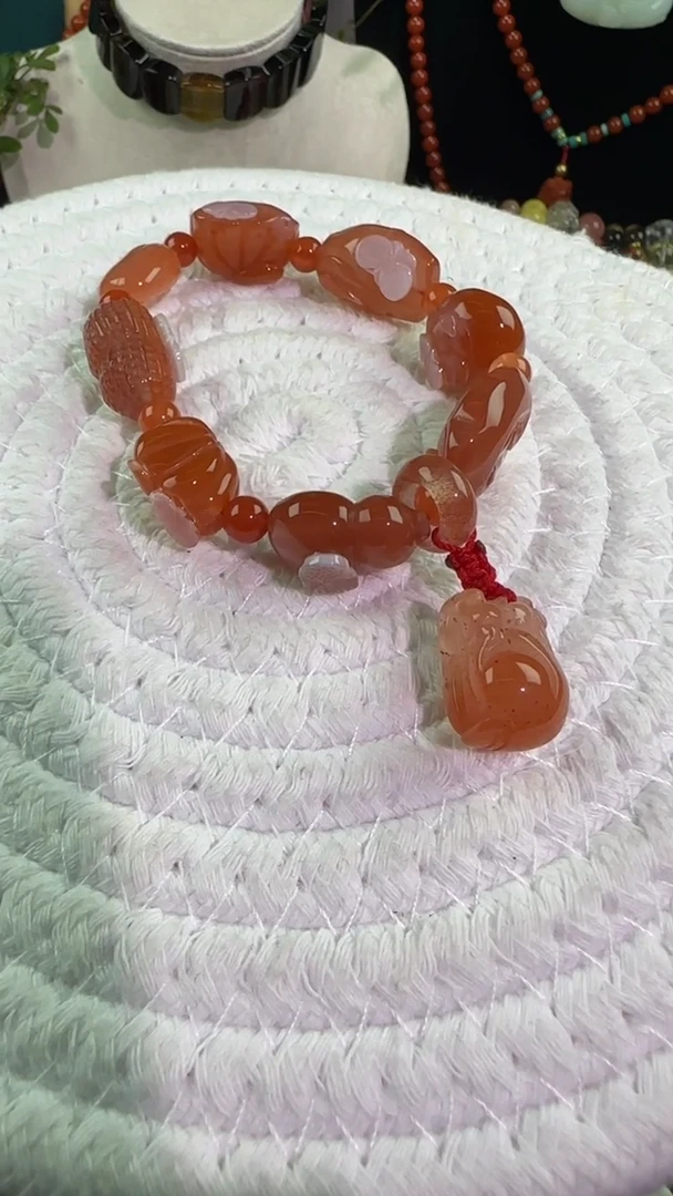 未镶嵌手链南红玛瑙11号