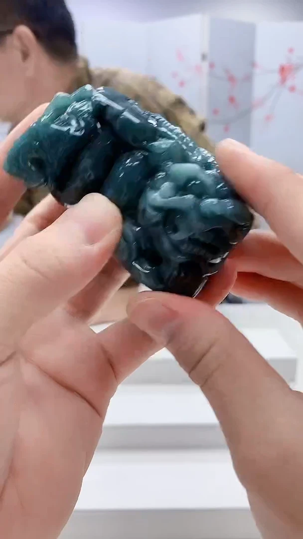 定制翡翠未镶嵌5124bb-毛货挂件19