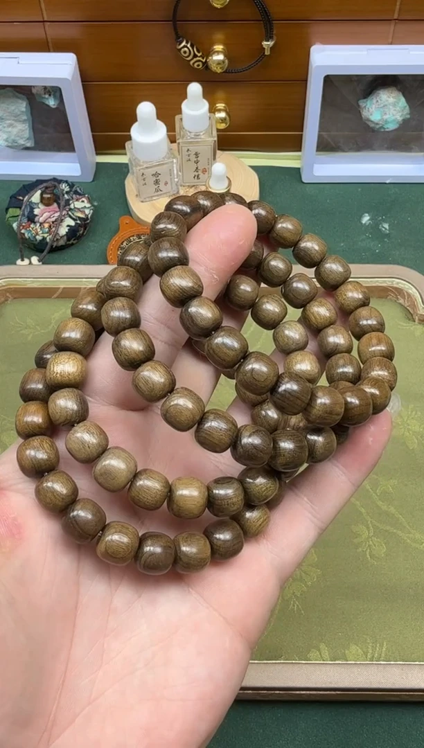 手串/手链楠木（金丝楠）阴沉金丝楠9X10老型单圈