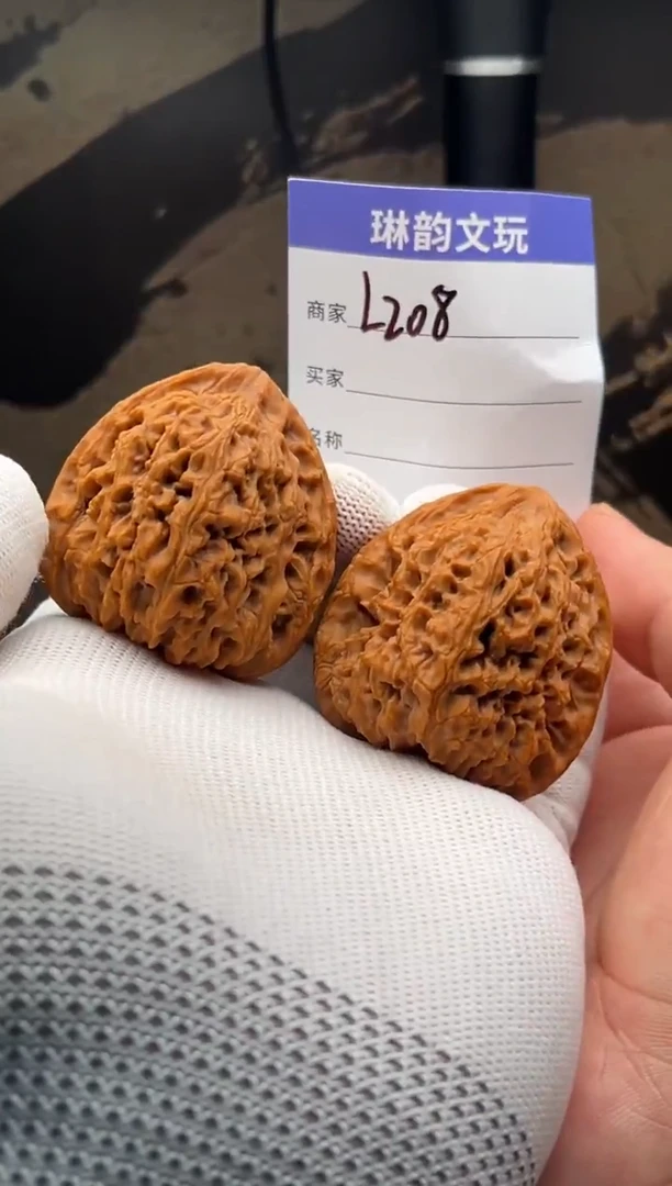 文玩核桃把件L208高炮南疆石488