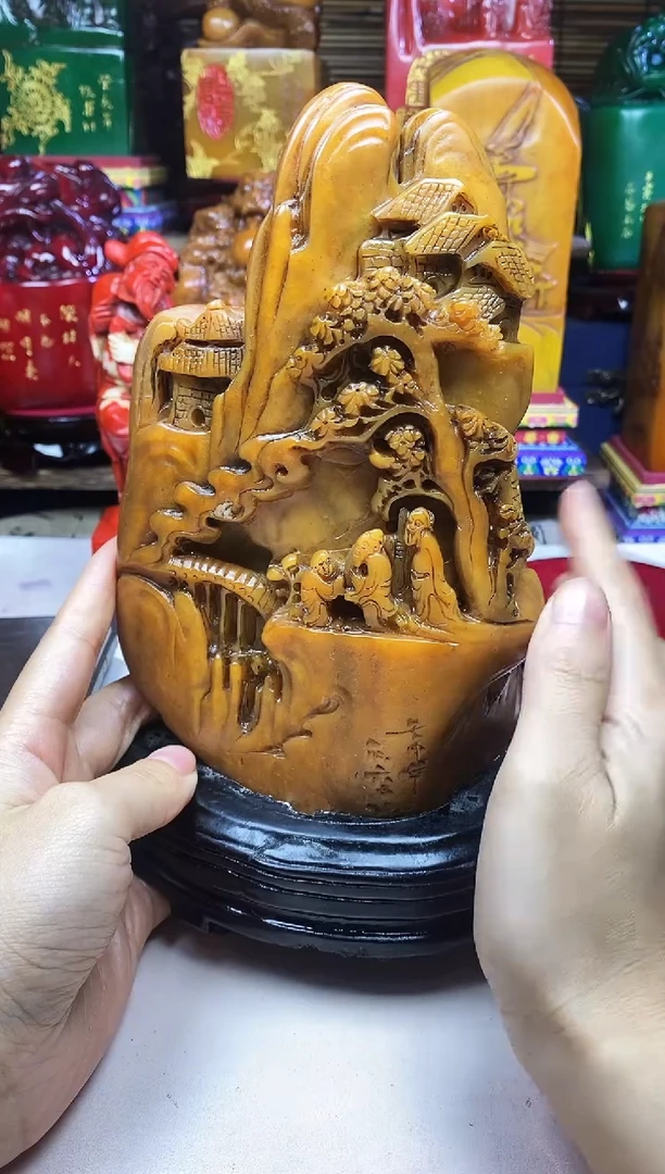 寿山石印石纯天然篆刻石料
