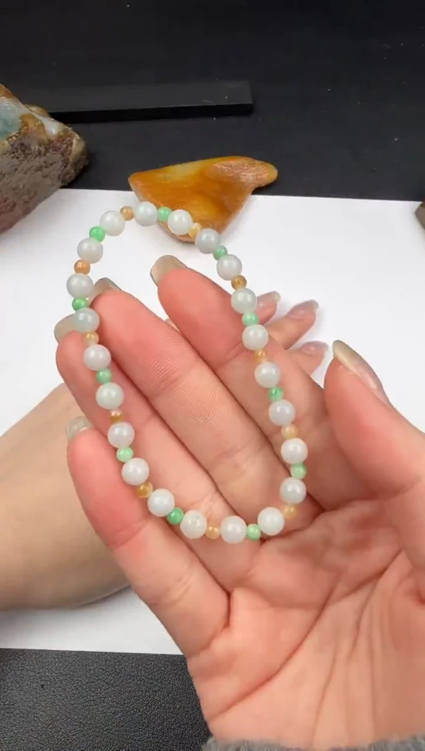 未镶嵌手串翡翠翡翠饰品-5