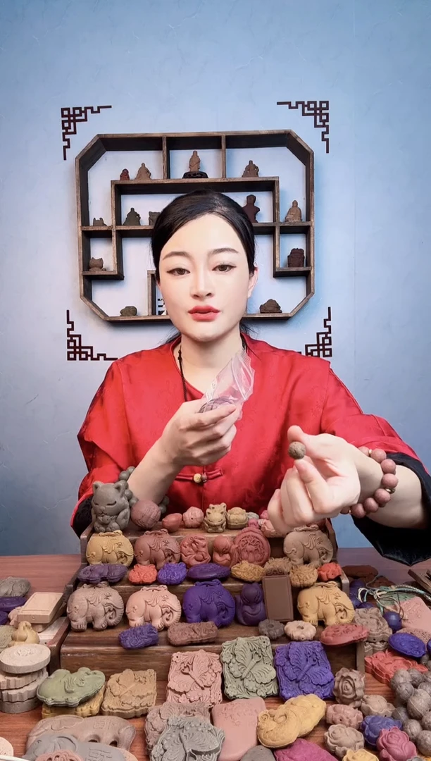 【闪购商品】泥塑瑕疵宫中香1.5度母15颗散包