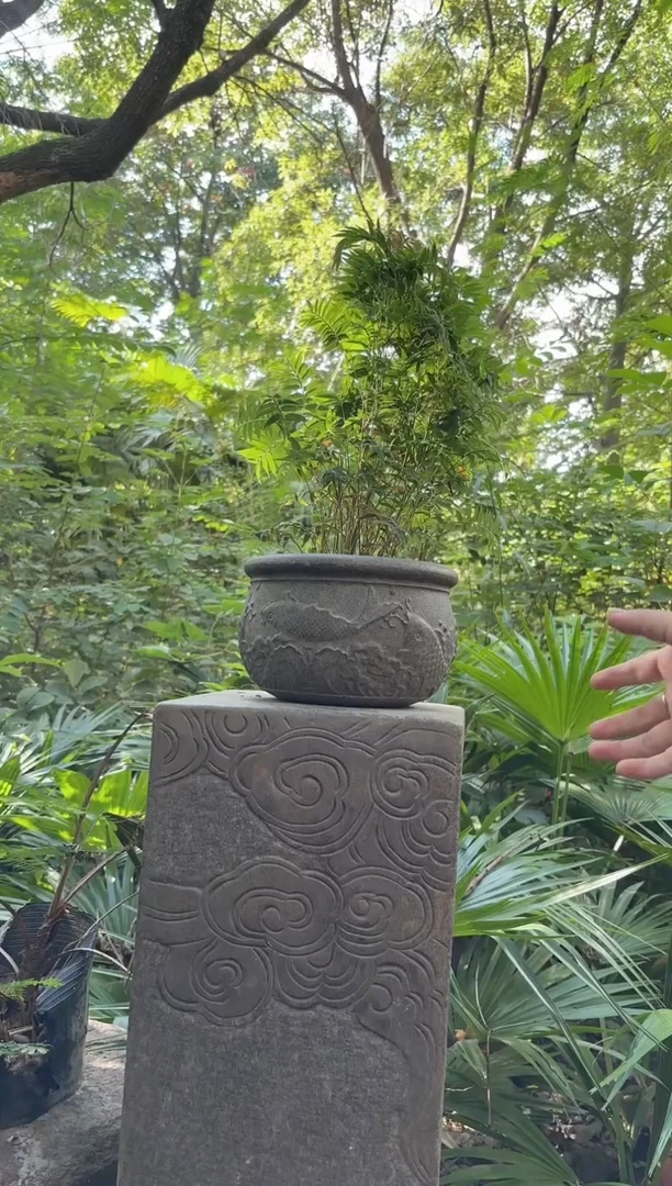 人造石年年有余花盆
