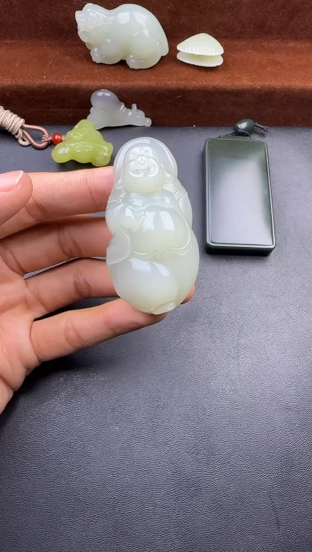 和田玉未镶嵌挂件挂件