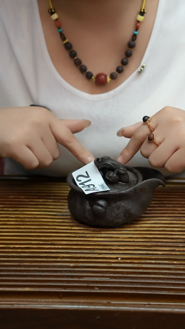 万古烧粗陶手工茶具