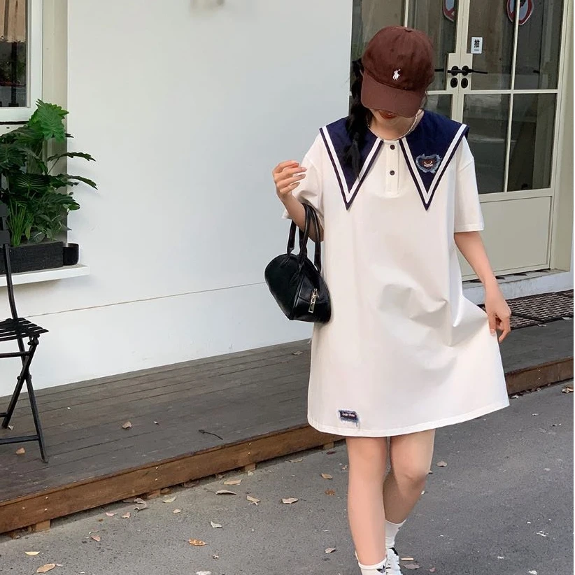 26709高端专享夏季天花板连衣裙白色（B）