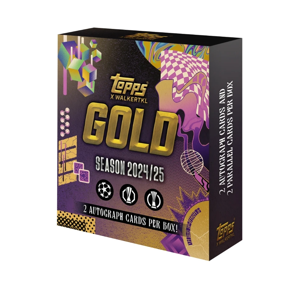 【拆盒】24-25 Topps Gold ucc 足球 球星卡 盲盒