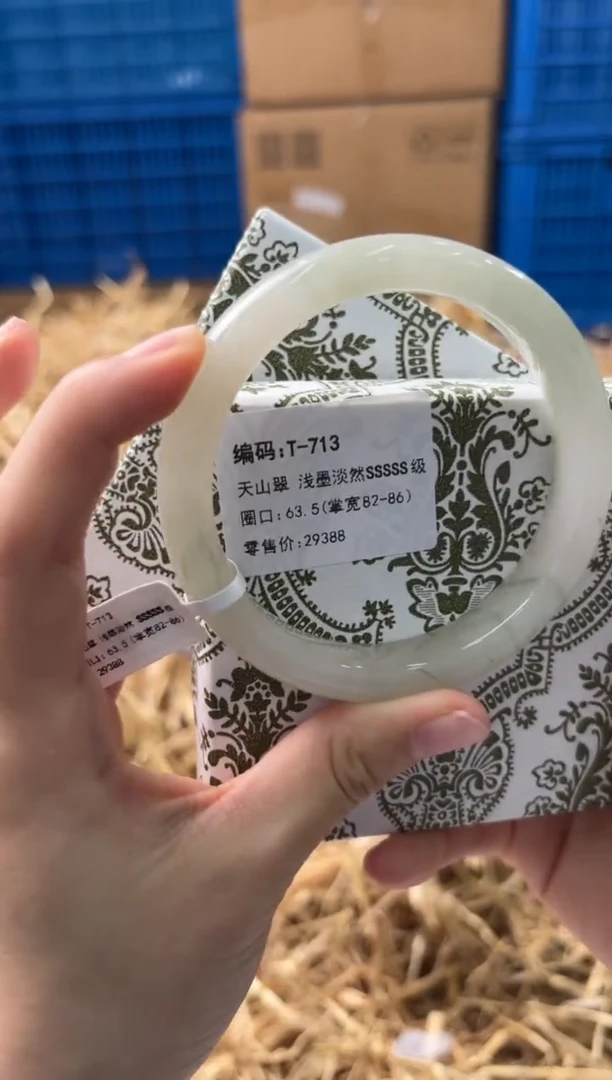 未镶嵌手镯石英质玉T-713