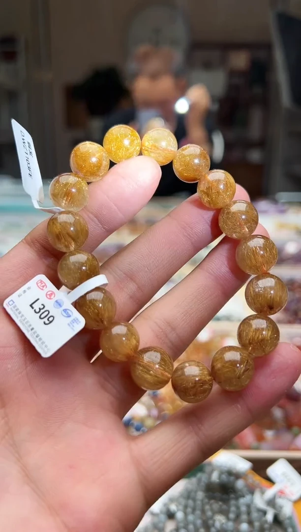 水晶手链未镶嵌L309铜发晶手链