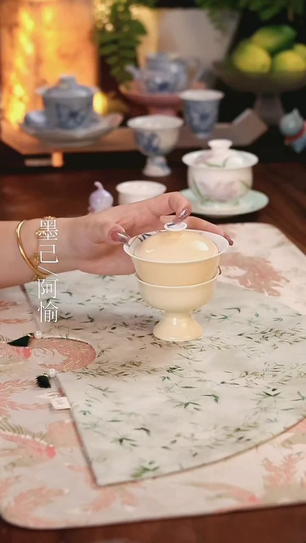 盖碗+茶杯 哈哈哈哈哈