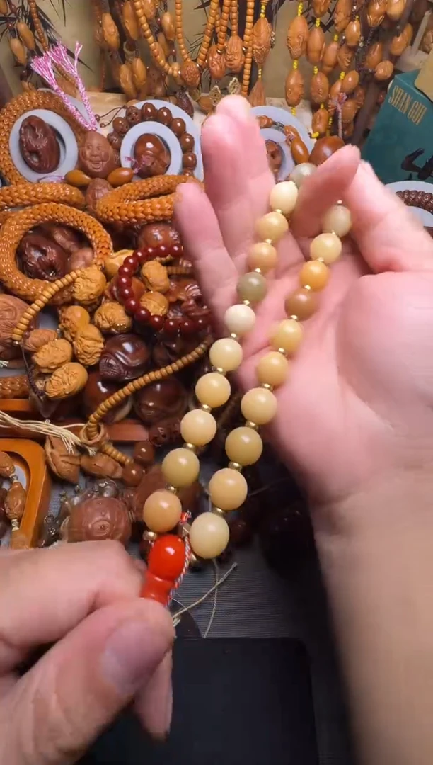 手串橄榄核j****j菩提根一个