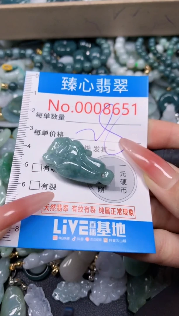 【闪购商品】翡翠颈饰未镶嵌含绳0008651